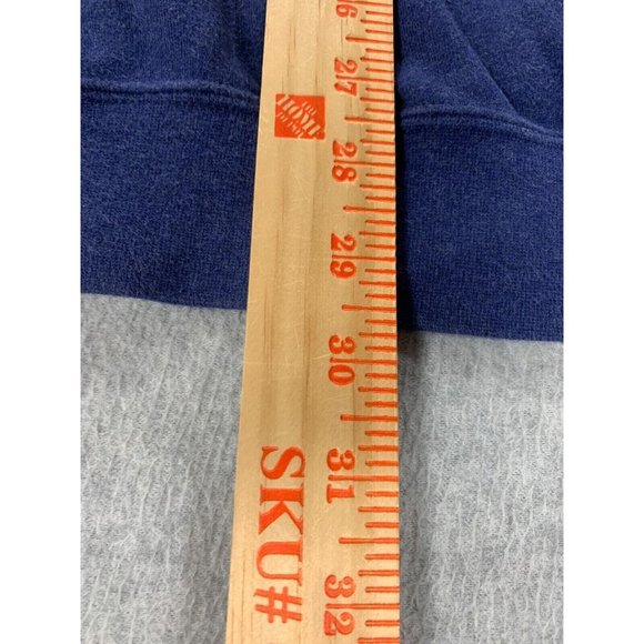 Peter Millar 100% Cotton Quarter Zip‎ Pullover Sweater (Men's Large) Blue - Picture 9 of 11